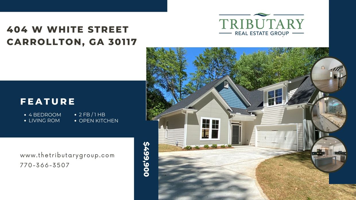 The Tributary Group Home Builder, Real Estate, Land for Sale